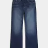 Jeans larghi bootcut lavaggio scuro