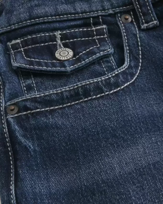 Jeans larghi bootcut lavaggio scuro