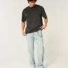 Jeans larghi con grafica Downforce Racing Light Wash