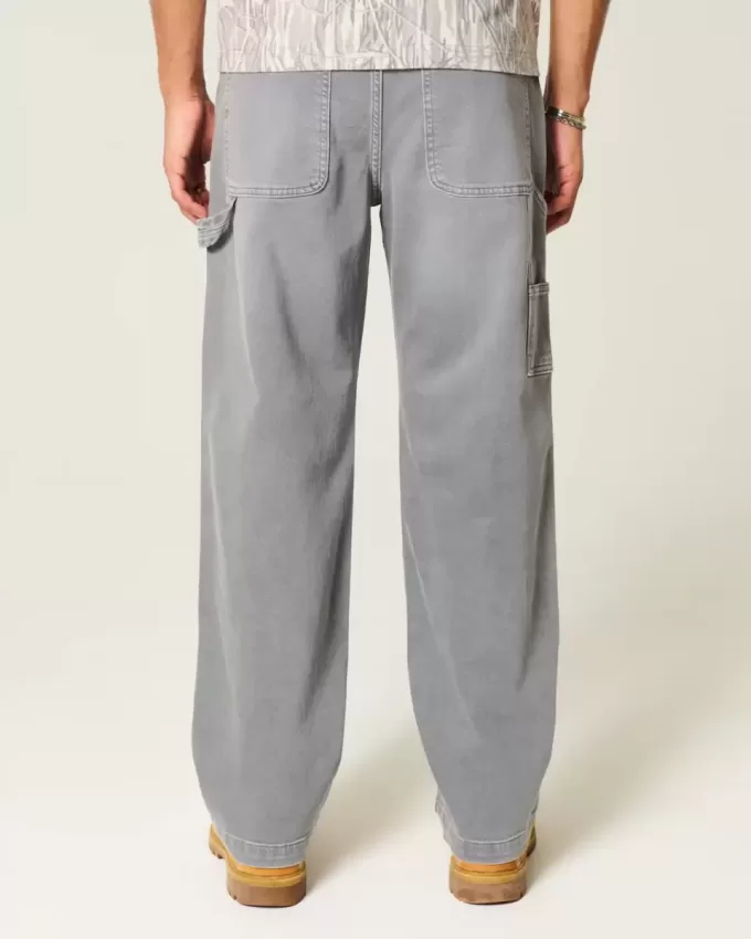 Jeans larghi da pittore