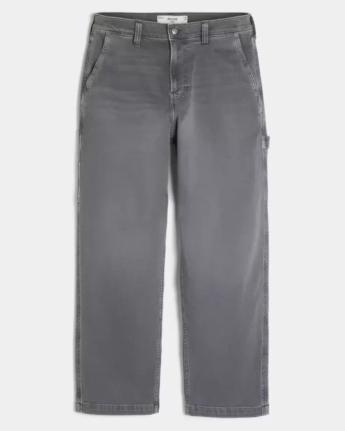 Jeans larghi da pittore