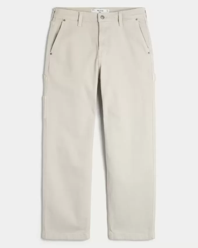Jeans larghi da pittore