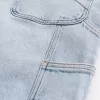 Jeans larghi da pittore con lavaggio chiaro