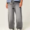 Jeans larghi da skater grafico