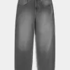 Jeans larghi da skater grafico