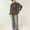 Jeans larghi da skater grigi lavati