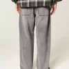 Jeans larghi da skater grigi lavati