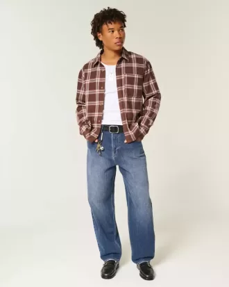 Jeans larghi da skater lavaggio scuro