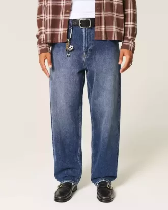 Jeans larghi da skater lavaggio scuro