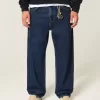 Jeans larghi da skater lavaggio scuro