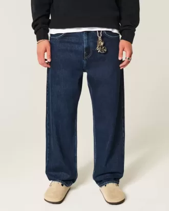 Jeans larghi da skater lavaggio scuro