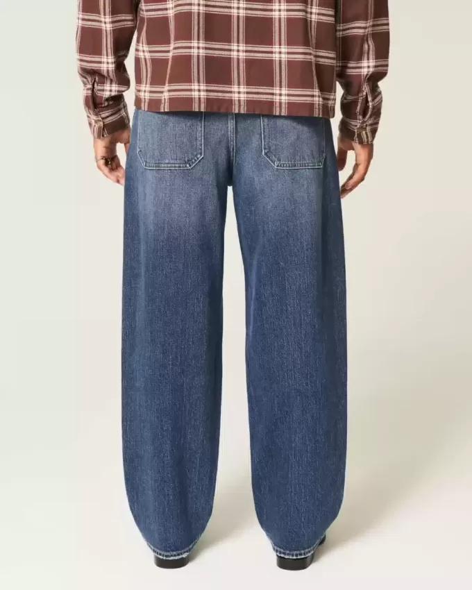 Jeans larghi da skater lavaggio scuro