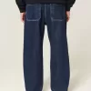 Jeans larghi da skater lavaggio scuro