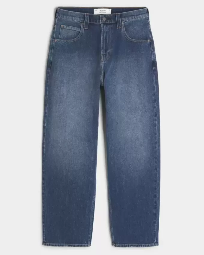 Jeans larghi da skater lavaggio scuro