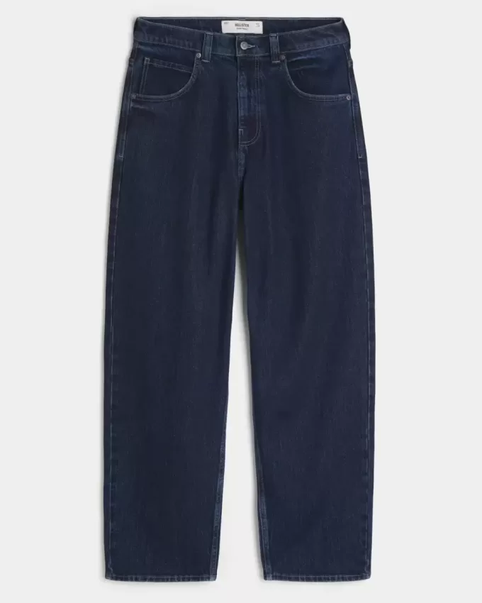 Jeans larghi da skater lavaggio scuro