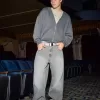 Jeans larghi grigi da skater