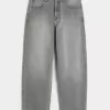 Jeans larghi grigi da skater