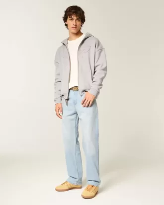 Jeans larghi lavaggio chiaro