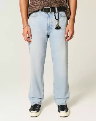 Jeans larghi lavaggio chiaro