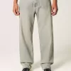Jeans larghi lavaggio chiaro