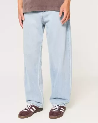 Jeans larghi lavaggio chiaro