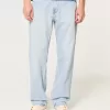 Jeans larghi lavaggio chiaro