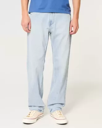 Jeans larghi lavaggio chiaro