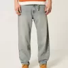 Jeans larghi lavaggio chiaro
