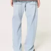 Jeans larghi lavaggio chiaro