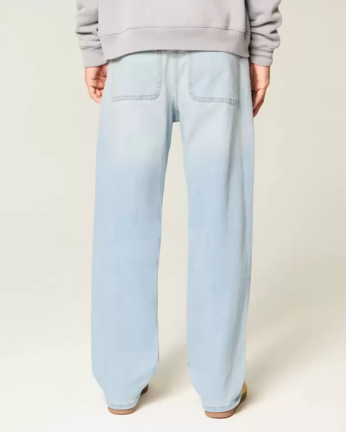 Jeans larghi lavaggio chiaro