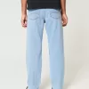 Jeans larghi lavaggio chiaro