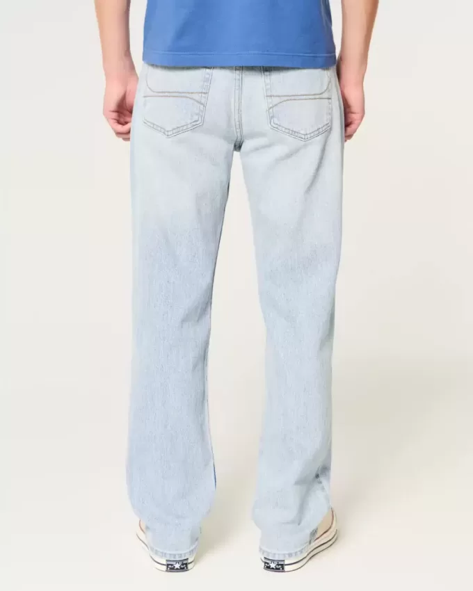 Jeans larghi lavaggio chiaro
