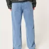 Jeans larghi lavaggio chiaro