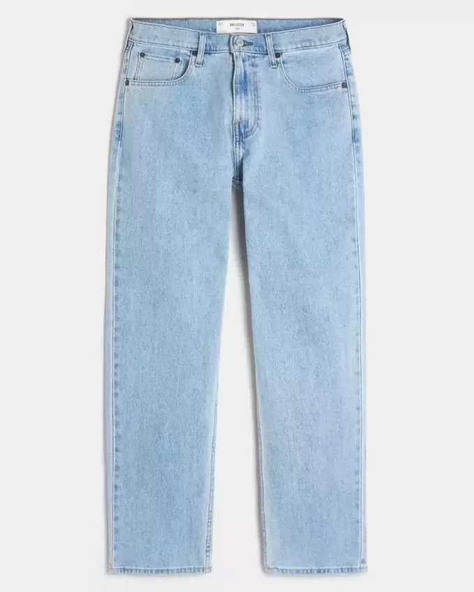 Jeans larghi lavaggio chiaro