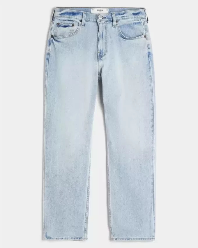 Jeans larghi lavaggio chiaro