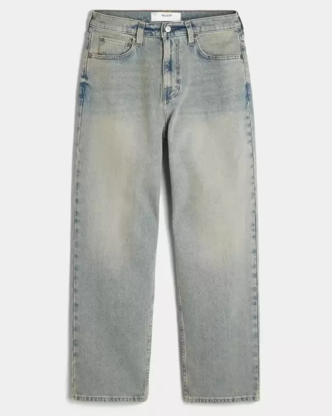 Jeans larghi lavaggio chiaro