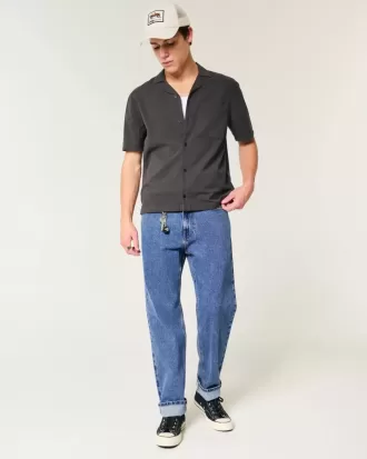 Jeans larghi lavaggio medio