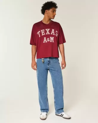 Jeans larghi lavaggio medio