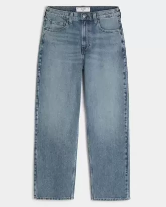 Jeans larghi lavaggio medio