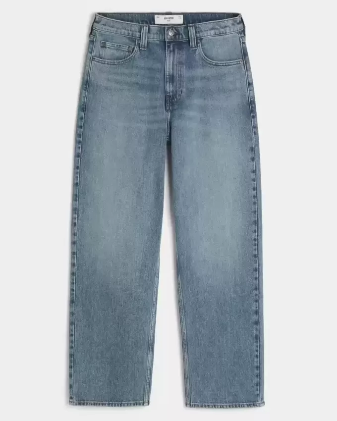 Jeans larghi lavaggio medio Jeans larghi lavaggio medio