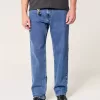 Jeans larghi lavaggio medio