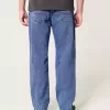 Jeans larghi lavaggio medio