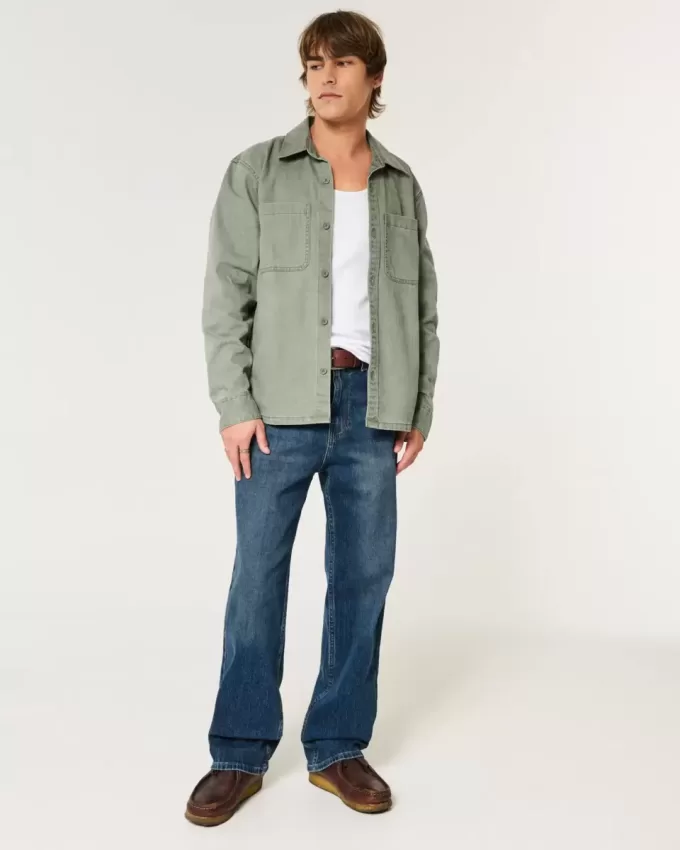 Jeans larghi lavaggio scuro