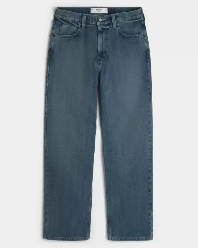 Jeans larghi lavaggio scuro