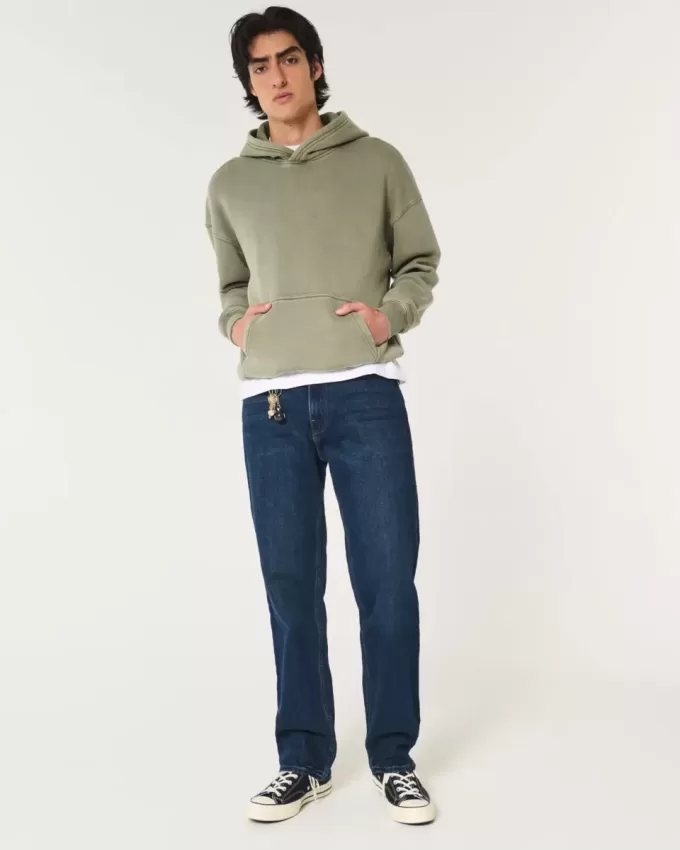 Jeans larghi lavaggio scuro