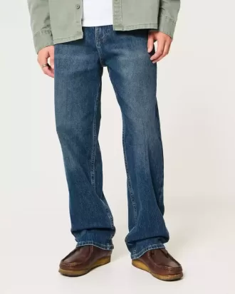 Jeans larghi lavaggio scuro