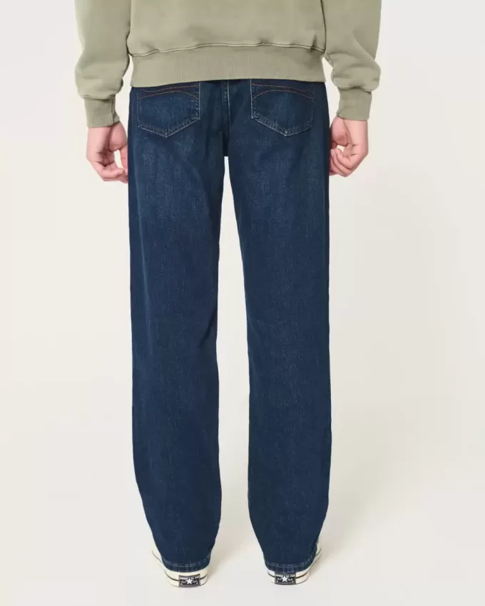 Jeans larghi lavaggio scuro