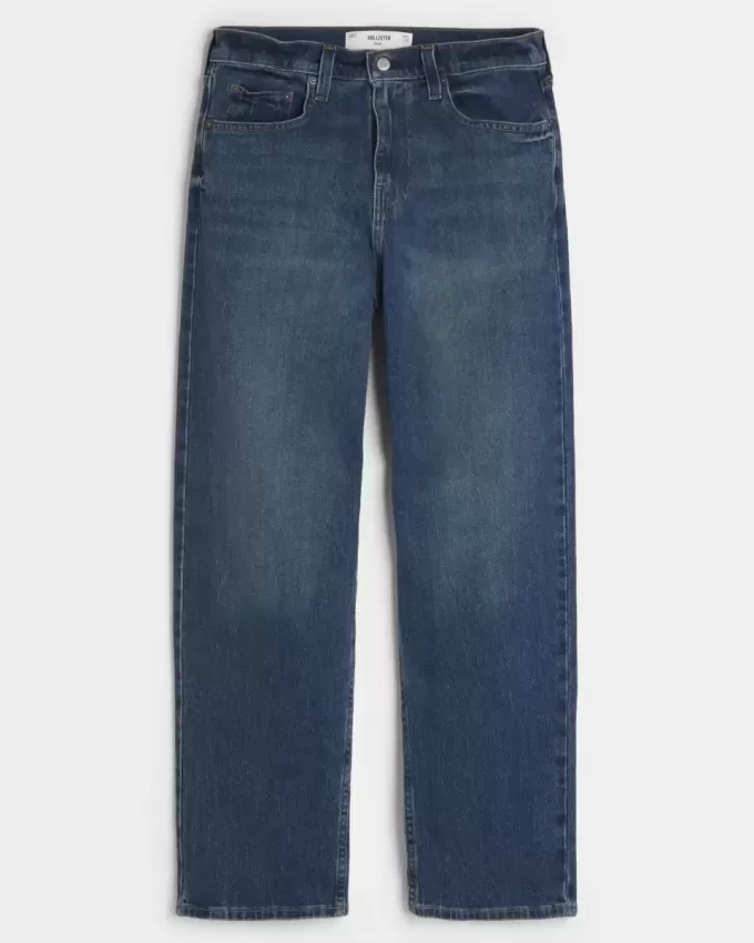 Jeans larghi lavaggio scuro