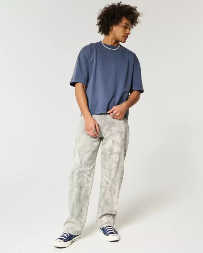 Jeans larghi mimetici Jeans larghi mimetici