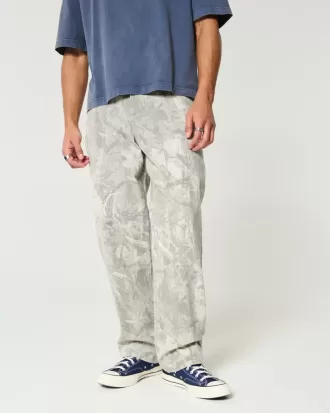 Jeans larghi mimetici